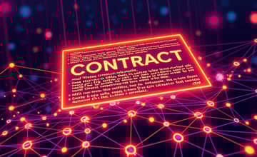 Smart contracts: Contratos que se ejecutan solos
